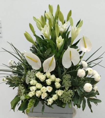 White Flower Box