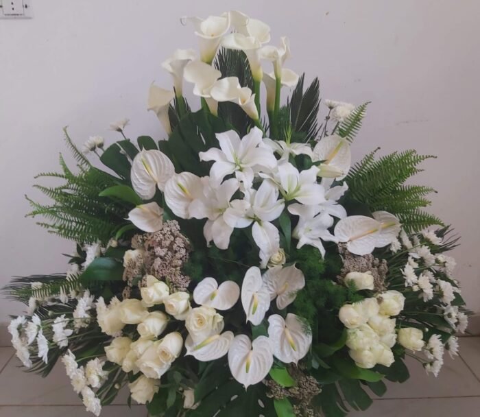 White Flower Box